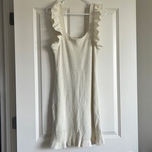 Anthropologie white dress.